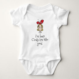 Body Para Bebê Dr. Seuss | Eu fui Cindy-Lou Quem é Bom