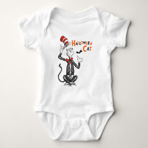 Body Para Bebê Dr. Seuss Gato do Chapéu de Halloween