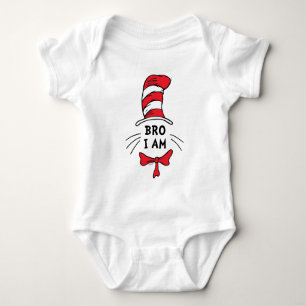 Body Para Bebê Dr. Seuss Gato no Chapéu - Irmão