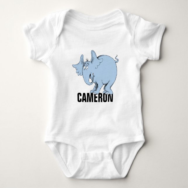 Body Para Bebê Dr. Seuss | Horton e o Mundo dos Quem (Frente)