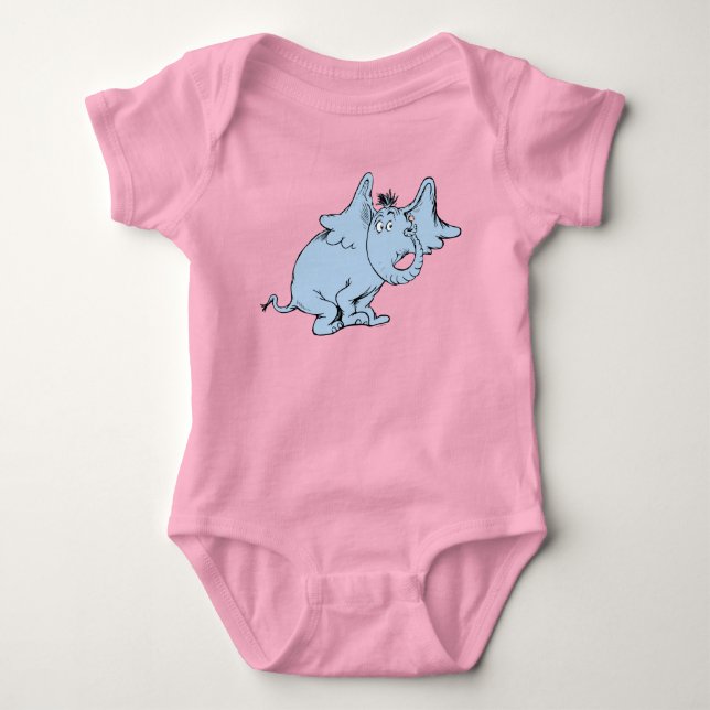 Body Para Bebê Dr. Seuss | Horton Visão Lateral (Frente)
