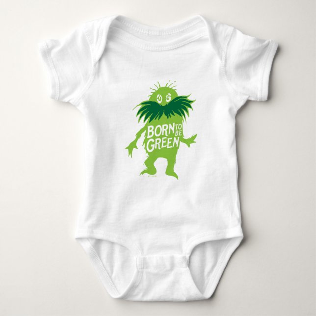 Body Para Bebê Dr. Seuss | Lorax - Nascido Para Ser Verde (Frente)
