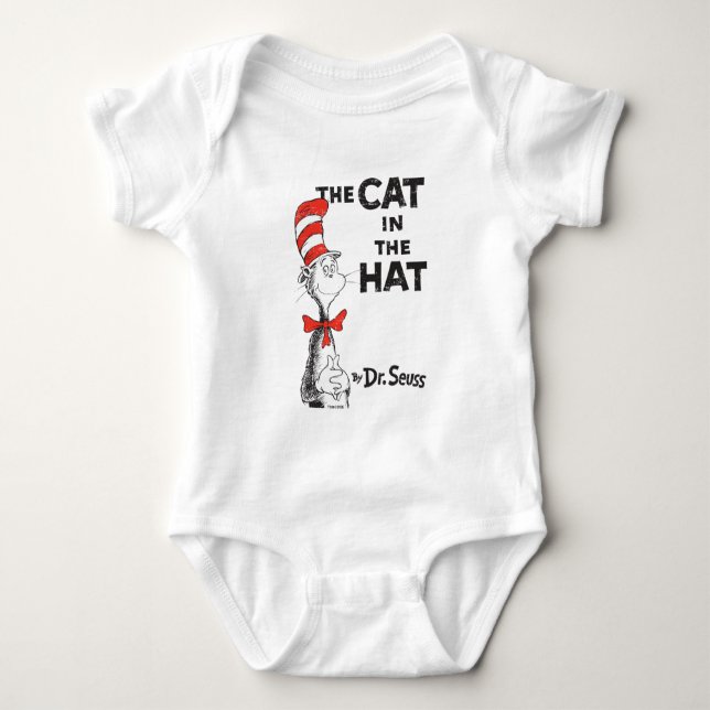 Body Para Bebê Dr. Seuss | O Gato no Chapéu (Frente)