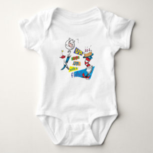 Body Para Bebê Dr. Seuss Para Cima com um Peixe