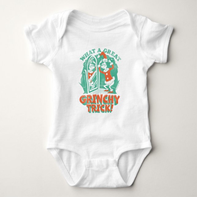 Body Para Bebê Dr. Seuss | Que Grande Truque Grinchy! (Frente)