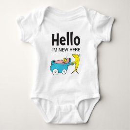 Body Para Bebê Dr. Seuss | Um Peixe | Olá, Estou Novo Aqui
