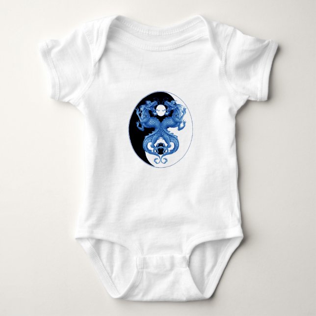 Body Para Bebê Dragão 2 de Yin Yang (Frente)