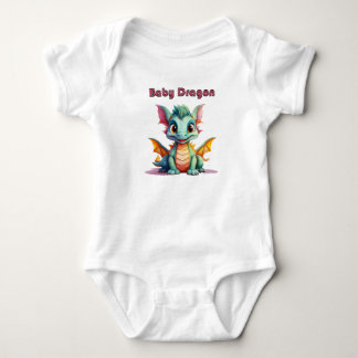 Body Para Bebê Dragão Bebê – Design de Personagem de Fantasia Fof