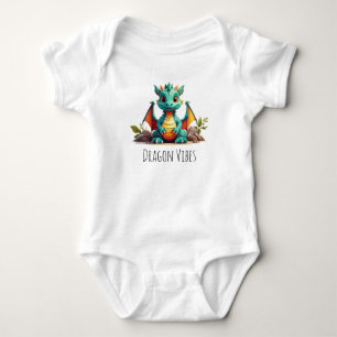 Body Para Bebê Dragão Cute Vibe Dragão Bebê Roupa De Bebê