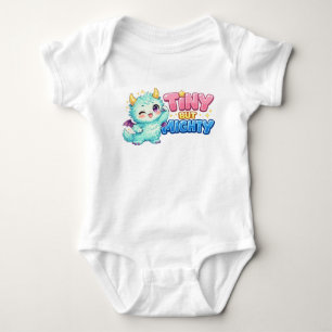 Body Para Bebê Dragão Minúsculo Mas Poderoso