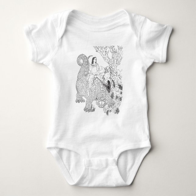Body Para Bebê Dragon Walker (Frente)