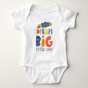 Body Para Bebê Dream Big Little One Rocket