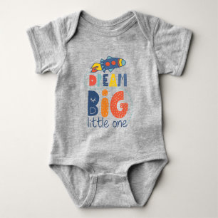 Body Para Bebê Dream Big Little One Rocket