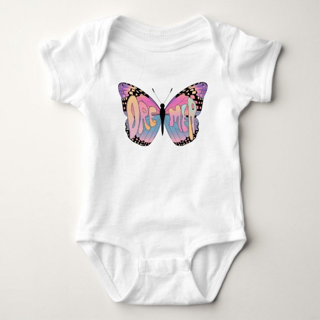 Body Para Bebê Dreamer Butterfly Vibes (Frente)