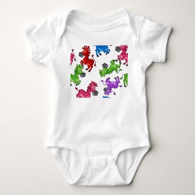 Body Para Bebê Dreamy Zebra World (Frente)