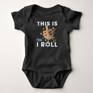 Body Para Bebê Dreidel Menorah Funny Hanukkah Deu Isto É Como Eu