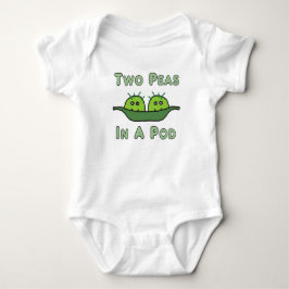 Body Para Bebê Duas Ervilhas Num Pod