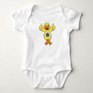 Body Para Bebê Duck Darts Bullseye