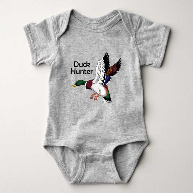 Body Para Bebê Duck Hunter (Frente)