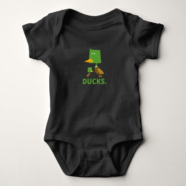 BODY PARA BEBÊ DUCKS (Frente)