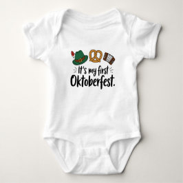 Body Para Bebê  É a Minha Primeira Oktoberfest 