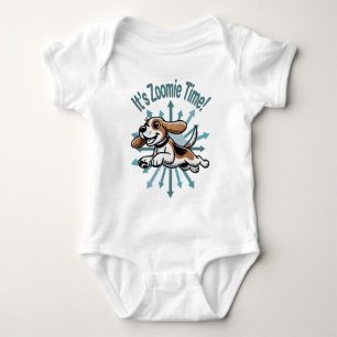 Body Para Bebê É hora do Zoomie Beagle