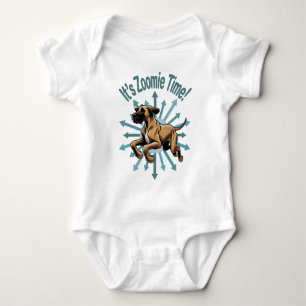 Body Para Bebê É hora do Zoomie Great Dane