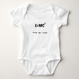 Body Para Bebê E=MC2 energia leite carinhos, Presente de ciência 