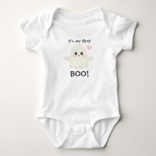 Body Para Bebê É o meu primeiro fantasma do dia das bruxas