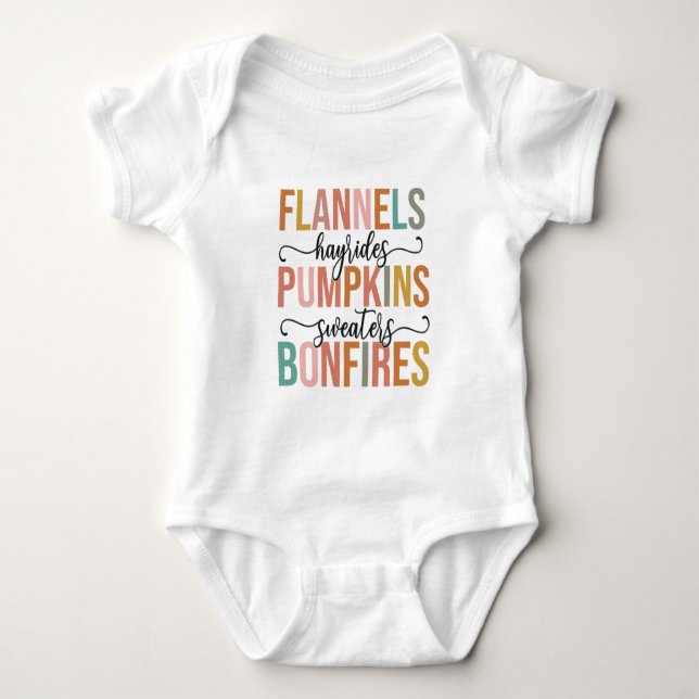 Body Para Bebê É outono de novo (Frente)