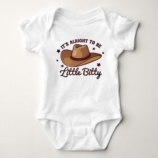 Body Para Bebê É Tudo Bem Ser Um Pouquinho Western Country (Frente)