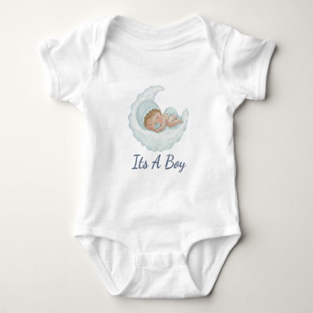 Body Para Bebê É um menino  (Frente)