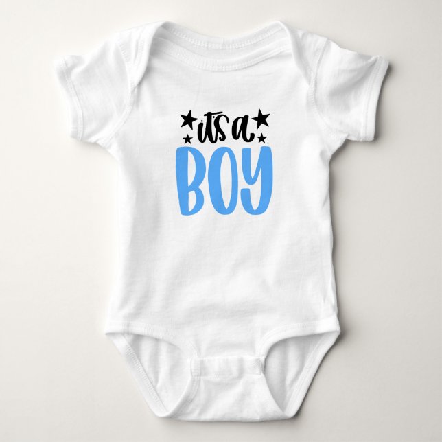 Body Para Bebê É um menino (Frente)