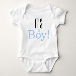 Body Para Bebê É um menino! Baby Onsie
