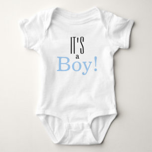 Body Para Bebê É um menino! Baby Onsie