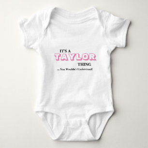 Body Para Bebê É uma coisa da TAYLOR... que você não entenderia!
