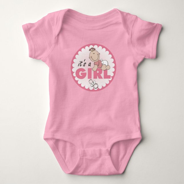 Body Para Bebê É uma garota (Frente)