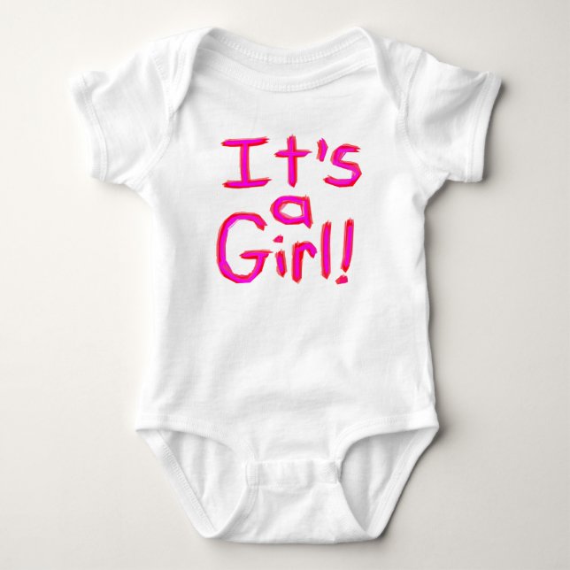 Body Para Bebê É uma Menina! (Frente)