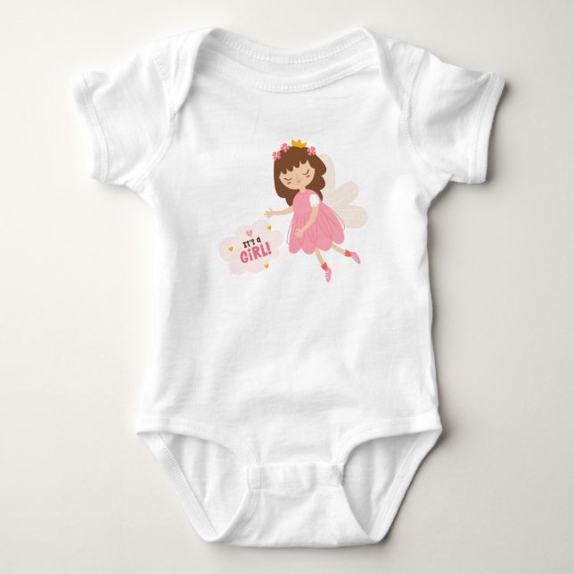 Body Para Bebê É uma menina  (Frente)
