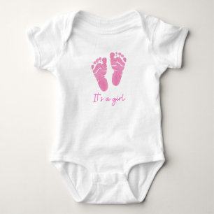 Body Para Bebê "É uma Menina – Pequena Alegria com Estilo!"