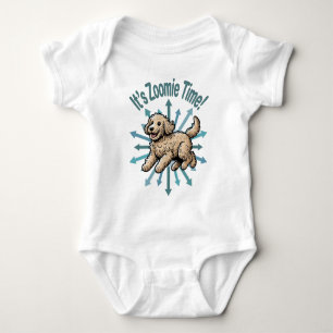 Body Para Bebê É Zoomie Time Labradoodle