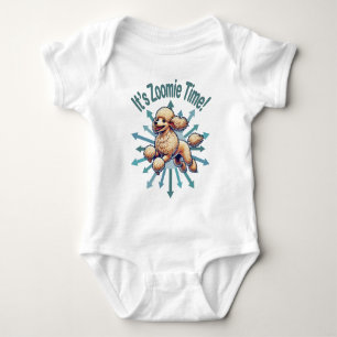 Body Para Bebê É Zoomie Time Poodle