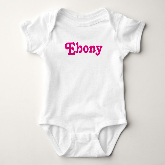 Body Para Bebê Eboni De Bebê De Vestuário (Frente)