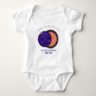Body Para Bebê Eclipse Solar Total 2026 Personalizado
