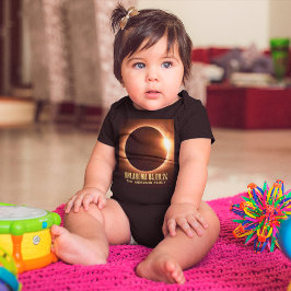 Body Para Bebê Eclipse Solar Total Oklahoma 2024 Personalizado