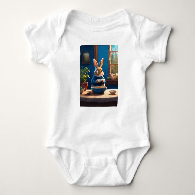 Body Para Bebê "Eclipsing Elegance: Owl Haven Tee by TM Unique (Frente)