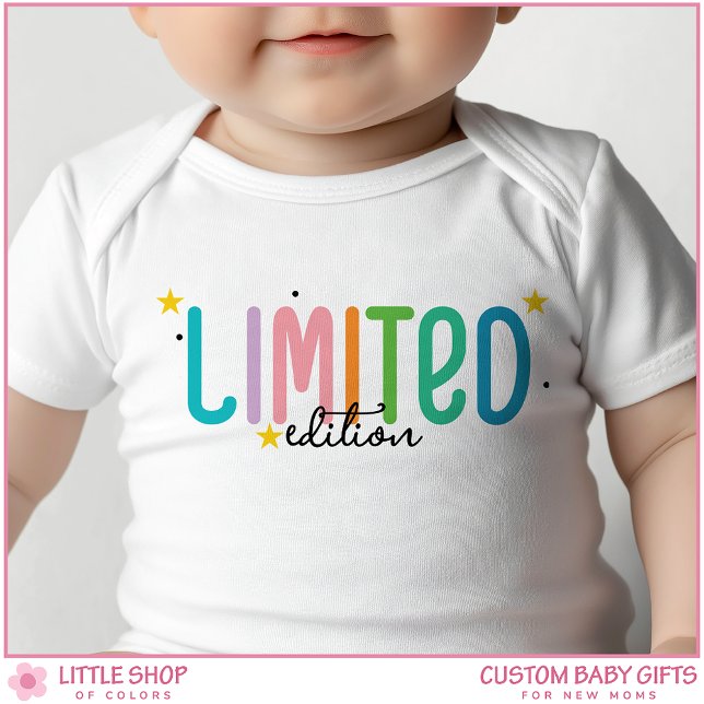 Body Para Bebê Edição Limitada com Texto Personalizado (Criador carregado)