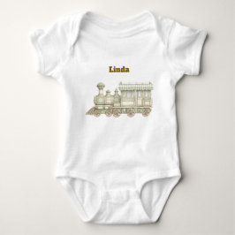 Body Para Bebê  Editable Neutral Baby Bodysuit