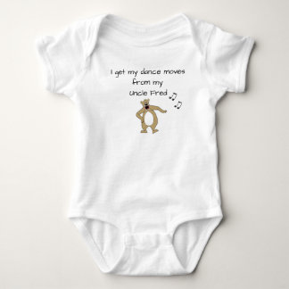 Body Para Bebê Editável, Eu Tiro Minha Dança De Tio Fred