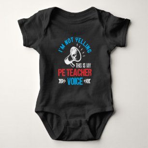 Body Para Bebê Educação física Professor de educação física
